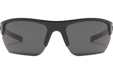 Image of Under Armour UA Propel Sunglasses, Gray Lens, Shiny Black, One Size Fits Most, UA8600106-000100