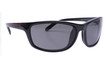 Image of Unsinkable Kraken Sunglasses-Ebony-Polarized Core Grey
