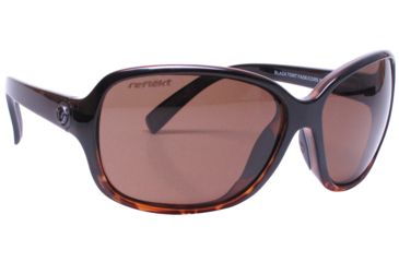 Image of Unsinkable Lotus Sunglasses - Women's-Black Tort Fade-Polarized Core Brown