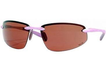 Image of Vedalohd Como Sunglasses Purple Aluminum Frame Copper Rose Lenses 8005
