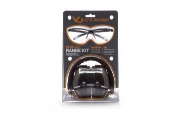 Image of Venture Gear Ever-Lite Range Kit, PM8010 Earmuff, Ever-Lite Black Frame and Clear Lens Glasses VGCOMBO8610