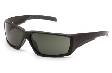 Image of Venture Gear Overwatch Shooting Glasses, Forest Gray Anti-Fog Lens, Black Frame VGSB722T