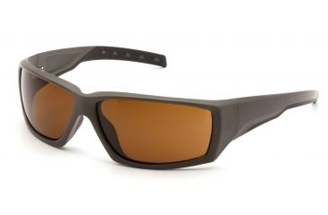 Image of Venture Gear Overwatch Shooting Glasses, Bronze Anti-Fog Lens, OD Green Frame VGSG718T