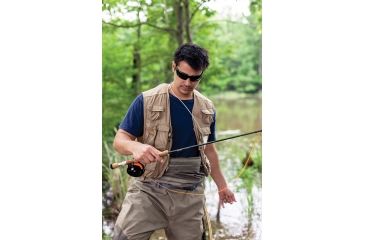 Image of Venture Gear Pagosa Shooting Glasses, Forest Gray Anti-Fog Lens with, Black Frame VGSB522T