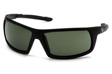 Image of Venture Gear Stonewall Shooting Glasses, Forest Gray Anti-Fog, Black Frame VGSB422T