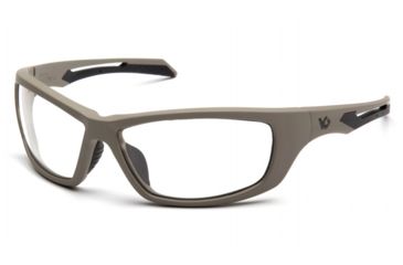 Image of Venture Gear Tactical Howitzer Safety Glasses w/Clear Anti-Fog Lens, Tan, Universal VGST1310T