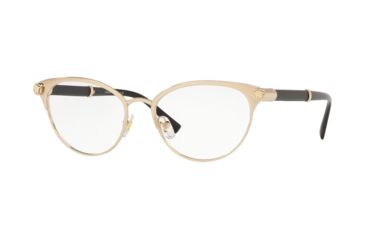 Image of Versace V-ROCK VE1259Q Bifocal Prescription Eyeglasses, 52mm, Pale Gold, VE1259Q-1444-52-BI