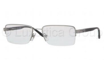 Image of Versace VE 1157 Eyeglasses Styles -  Gunmetal Frame w/Non-Rx 51 mm Diameter Lenses, 1001-5118
