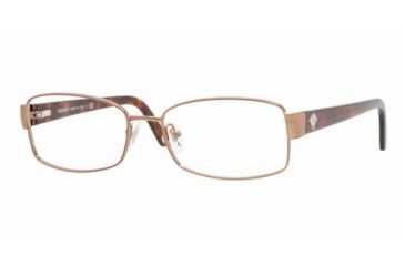 Image of Versace VE1177 Progressive Eyeglasses - Brown Demo Lens Frame / 52 mm Prescription Lenses, 1045-5216