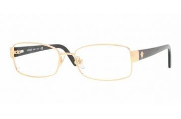 Image of Versace VE1177 Progressive Eyeglasses - Gold Demo Lens Frame / 52 mm Prescription Lenses, 1002-5216