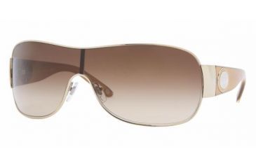 Image of Versace VE 2101 Sunglasses Styles Platinum Frame / Brown Gradient Lenses, 122113-0136