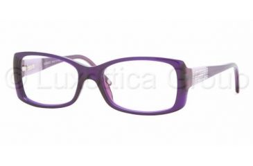 Image of Versace VE3121B Progressive Eyeglasses Dark Violet Transparent Frame / 52 mm Prescription Lenses, 774-5216