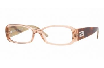 Image of Versace VE3129H SV Prescription Eyeglasses Brown Transparent Frame / 53 mm Prescription Lenses, 772-5315