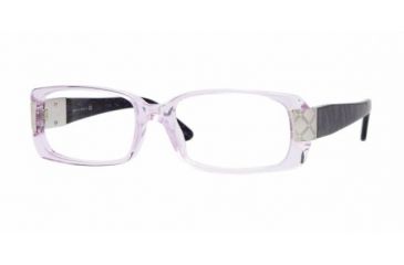 Image of Versace VE3130 Progressive Eyeglasses Pink-Transparent Frame / 52 mm Prescription Lenses, 328-5216