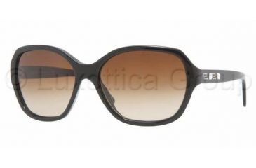 Image of Versace VE4172B Bifocal Sunglasses - Shiny Black Brown Gradient Frame / 58 mm Prescription Lenses, GB1-13-5816