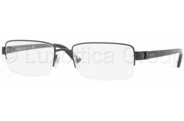 Image of Versace VE1183 Progressive Prescription Eyeglasses 1009-5218 - Black 