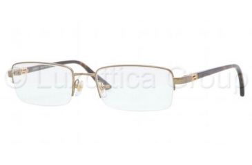 Image of Versace VE1205 Bifocal Prescription Eyeglasses 1325-5218 - Matte Brass Frame