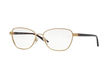 Image of Versace VE1221 Single Vision Prescription Eyeglasses 1329-52 - Matte Brown Frame