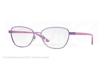 Image of Versace VE1221 Single Vision Prescription Eyeglasses 1347-52 - Violet Frame