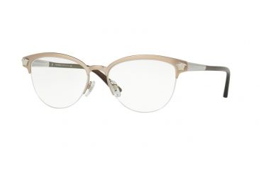 Image of Versace VE1235 Progressive Prescription Eyeglasses 1375-53 - Matte Copper Frame