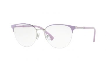 Image of Versace VE1247 Progressive Prescription Eyeglasses 1000-52 - Lilac/silver Frame