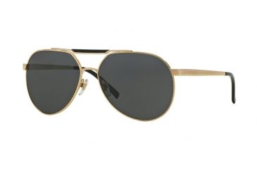 Image of Versace VE2155 Single Vision Prescription Sunglasses VE2155-100287-59 - Lens Diameter 59 mm, Frame Color Gold