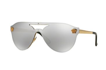 Image of Versace VE2161 Single Vision Prescription Sunglasses VE2161-10026G-42 - Lens Diameter 42 mm, Frame Color Gold