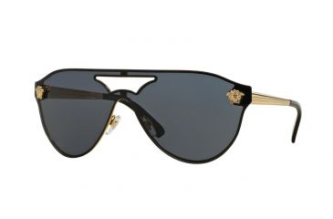 Image of Versace VE2161 Single Vision Prescription Sunglasses VE2161-100287-42 - Lens Diameter 42 mm, Frame Color Gold