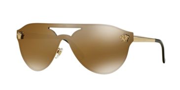 Image of Versace VE2161 Single Vision Prescription Sunglasses VE2161-1002F9-42 - Lens Diameter 42 mm, Frame Color Gold