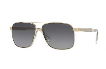 Image of Versace VE2174 Sunglasses 1252T3-59 - Pale Gold Frame, Polar Grey Gradient Lenses