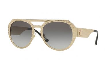 Image of Versace VE2175 Bifocal Prescription Sunglasses VE2175-125211-60 - Lens Diameter 60 mm, Frame Color Pale Gold