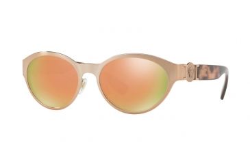 Image of Versace VE2179 Single Vision Prescription Sunglasses VE2179-13614Z-55 - Lens Diameter 55 mm, Frame Color Brushed Copper