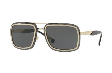 Image of Versace VE2183 Progressive Prescription Sunglasses VE2183-125287-63 - Lens Diameter 63 mm, Frame Color Pale Gold