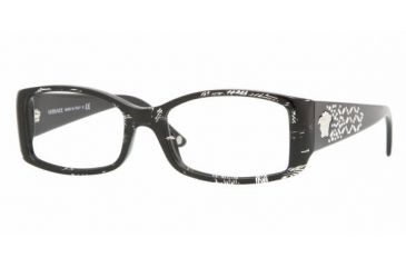 Image of Versace VE3139B #883 - Black Spotted Crystal Demo Lens Frame