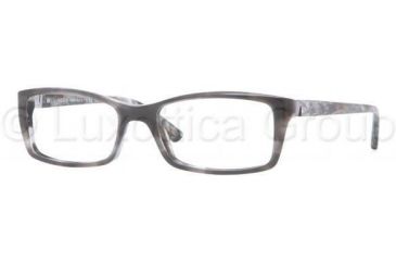 Image of Versace VE3152 Bifocal Prescription Eyeglasses 940-5317 - Striped Black 