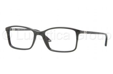 Image of Versace VE3163 Progressive Prescription Eyeglasses GB1-5217 - Shiny Black Frame