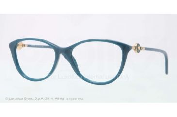 Image of Versace VE3175A Single Vision Prescription Eyeglasses 5058-54 - Petroleum Blue Frame