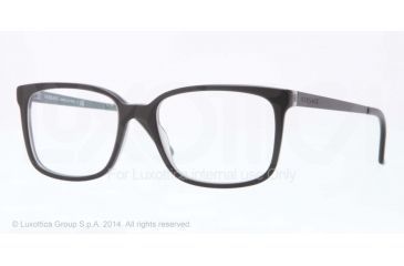 Image of Versace VE3182 Bifocal Prescription Eyeglasses 5080-53 - Dark Gray/tr Gray Sand Frame
