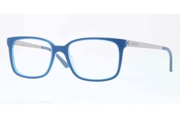 Image of Versace VE3182 Bifocal Prescription Eyeglasses 5081-53 - Blue/azure/blue Tr Sand Frame