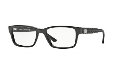 Image of Versace VE3198A Bifocal Prescription Eyeglasses GB1-55 - Black Frame
