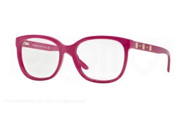 Image of Versace VE3203 Single Vision Prescription Eyeglasses 5067-53 - Fuxia Frame