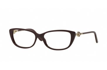 Image of Versace VE3206A Single Vision Prescription Eyeglasses 5105-54 - Bordeaux Frame