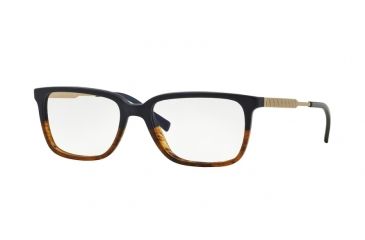 Image of Versace VE3209 Single Vision Prescription Eyeglasses 5135-55 - Matte Blue/matte Havana Frame