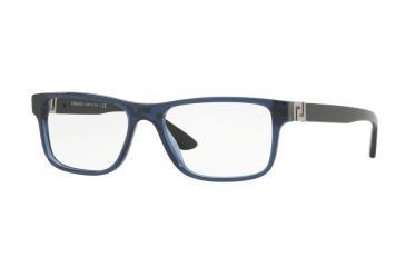 Image of Versace VE3211 Bifocal Prescription Eyeglasses 5111-53 - Transparent Blue Frame