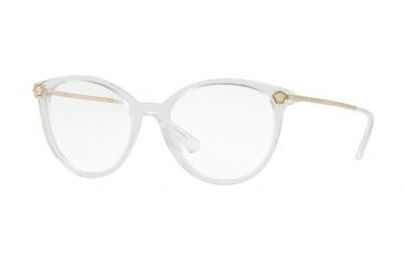 Image of Versace VE3251B Progressive Prescription Eyeglasses 148-52 - Crystal Frame