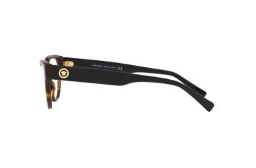 Image of Versace VE3267 Progressive Prescription Eyeglasses, 51mm, Dark Havana, VE3267-108-51-PRO