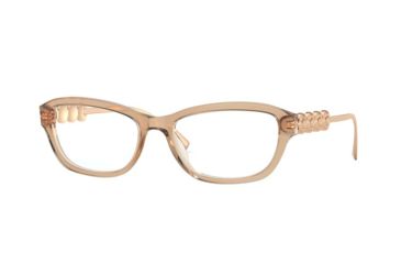Image of Versace VE3279 Eyeglass Frames 767-52 - Transparent Brown