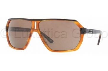 Image of Versace VE4197 Sunglasses 138/73-6410 - Black/Orange Brown