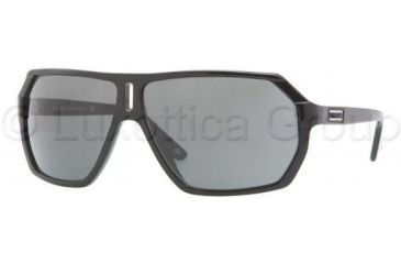 Image of Versace VE4197 Sunglasses GB1/87-6410 - Black Gray