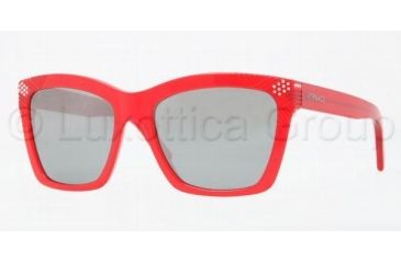 Image of Versace VE4213B Bifocal Prescription Sunglasses VE4213B-938-6G-5617 - Lens Diameter 56 mm, Frame Color Red Gray